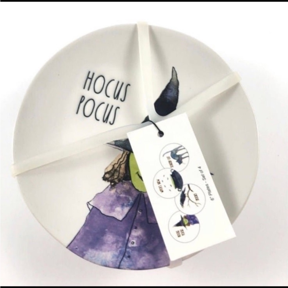 Rae Dunn HOCUS POCUS Appetizer Plate Set